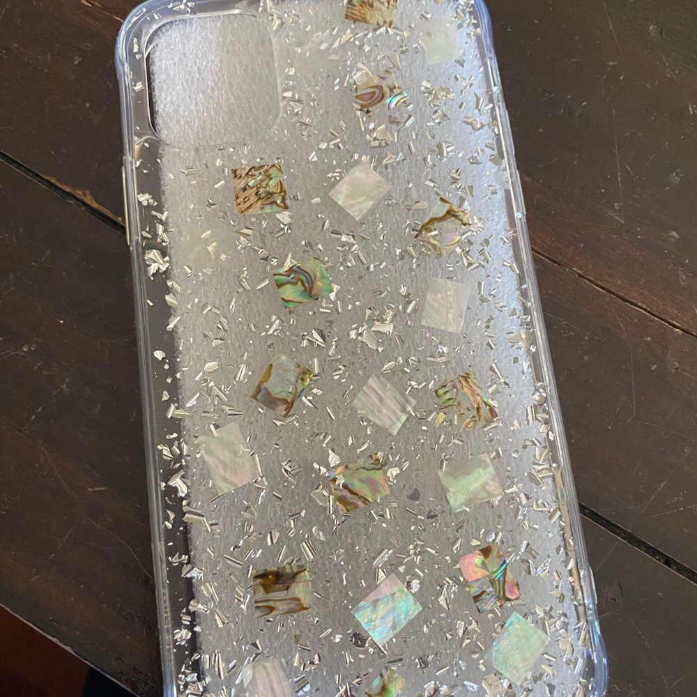 Brand new iPhone 11 case with gold confetti design